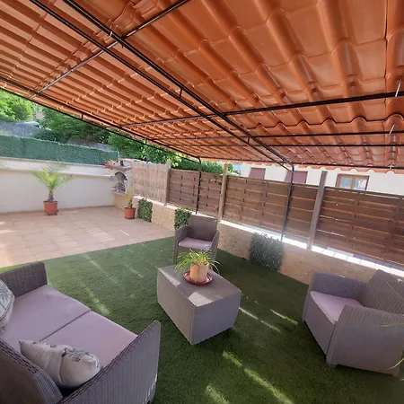Ferienwohnung La Renaissance 50M2 - Independant & Terrasse Saint-Ambroix Exterior foto